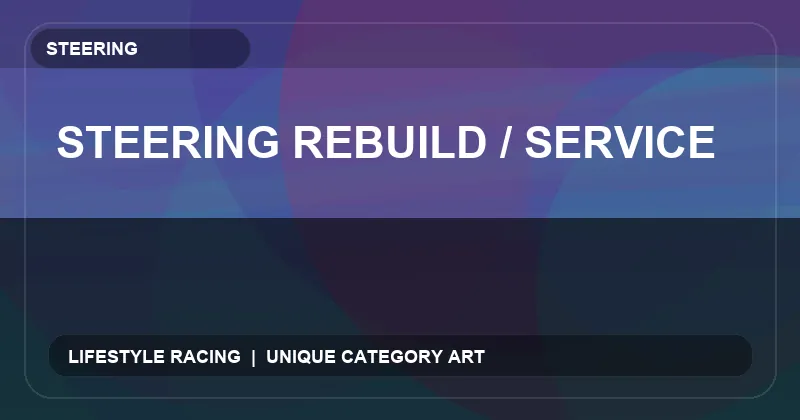Steering Rebuild / Service